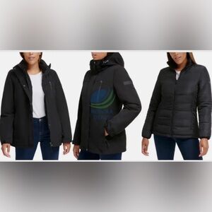 Calvin Klein Women’s 3-in-1 Systems Hooded Jacket (BLACK medium)NWT